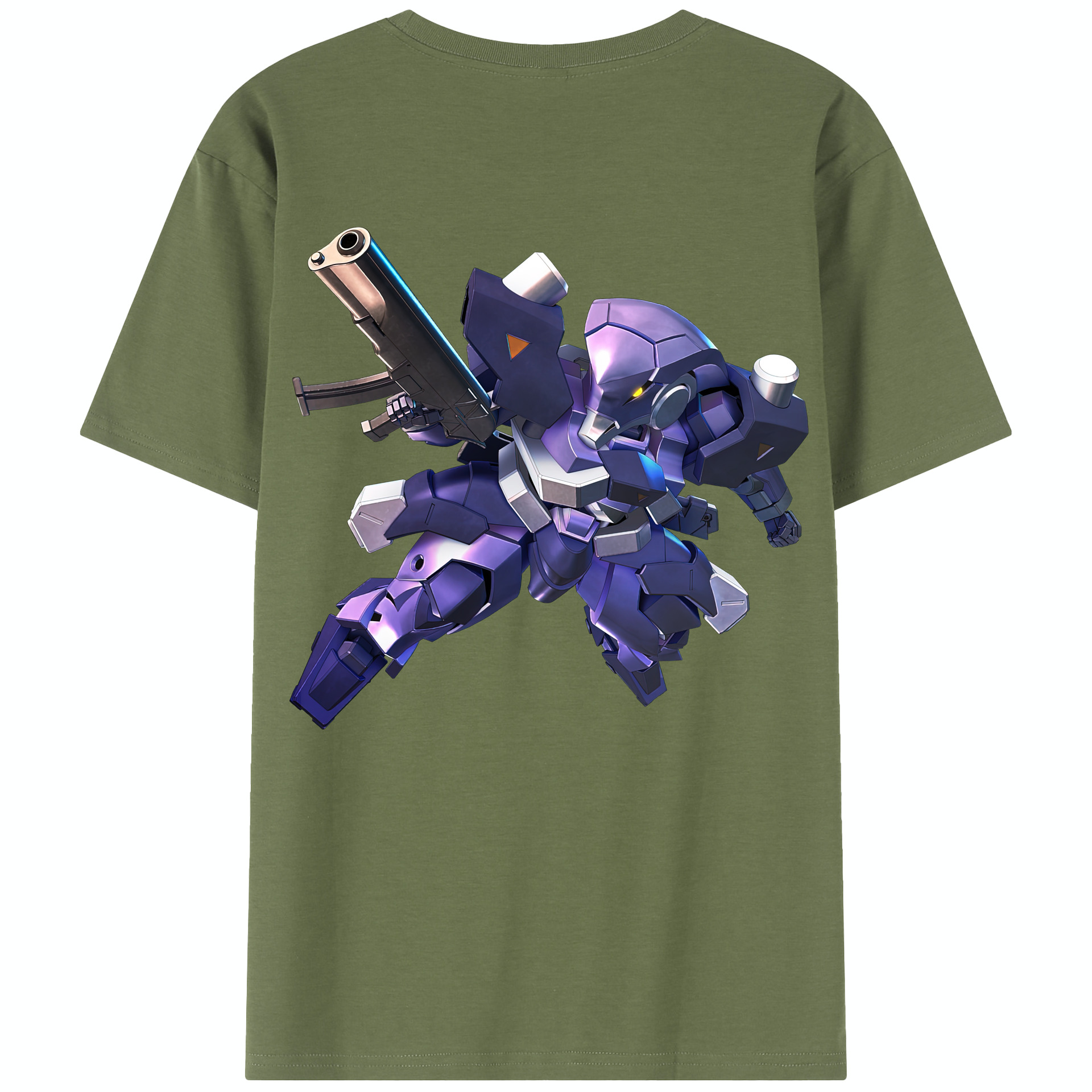 （画像用） 機動戦士ガンダム Mobile Suit Gundam 綿100％半袖Tシャツ（背面プリント）